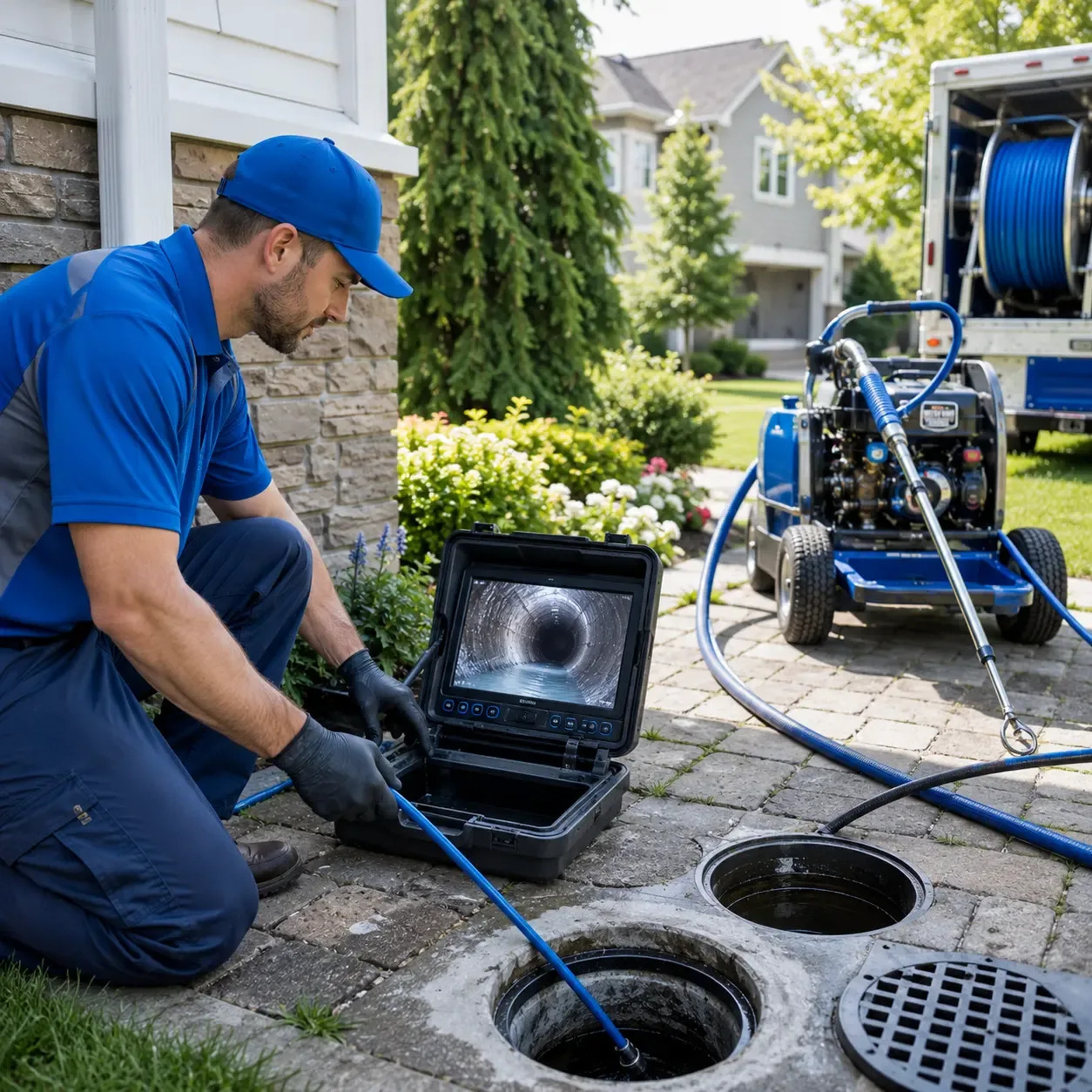 Outdoor drain cleaning professionals serving Mahwah, NJ